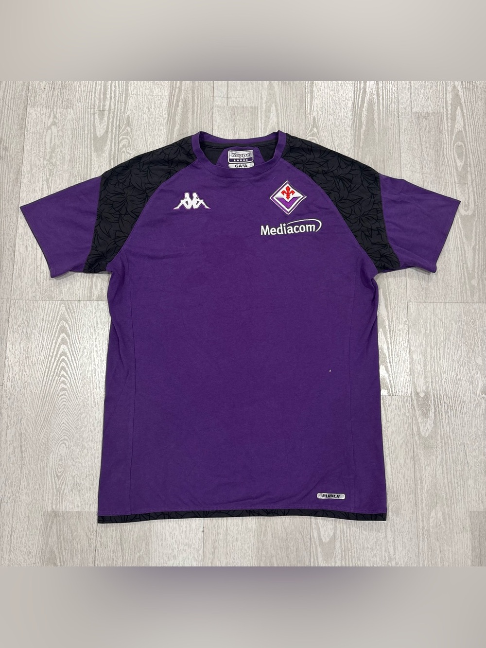 Kappa ACF Fiorentina Purple and Black Training Jersey Size L